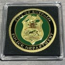 BUFFALO NEW YORK POLICE Department Shield St. Michael Challenge Coin 40mm w/case