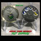 USAF MAXWELL AFB-"AIR UNIVERSITY" CHALLENGE COIN With Stand NEW!