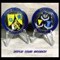 Flugplatz Ramstein Air Base GERMANY USAF EUROPE 1.75" CHALLENGE COIN with Stand