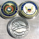 3 Challenge Coin Lot US NAVY CHAPLIN CORPS-VETERAN-F-14 TOMCAT Offers Accepted