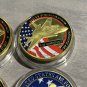USAF WAR PLANE CHALLENGE COIN LOT OF 4-F-15/F-22/F-35 B-2 SPIRIT Offers Accepted