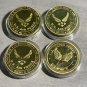 USAF WAR PLANE CHALLENGE COIN LOT OF 4-F-15/F-22/F-35 B-2 SPIRIT Offers Accepted