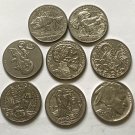 Funny-Skull Fantasy Women Nickel LOT of 8 PCS Collectible Challenge Coins