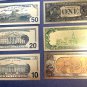 10X Gold Flake Banknotes Assorted Perfect GIFTS-Bills of the Past & Present