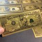 10X Gold Flake Banknotes GAG FUN $1M GIFTS-Bills For Parties/Outings