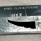 TITANIC COMMEMORATIVE Challenge Coin BAR -BRAND NEW With Case Silver Plated