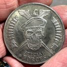 ARMY SPECIAL FORCES SKULL Challenge Coin Novelty Lucky Heads Tails IN STOCK!