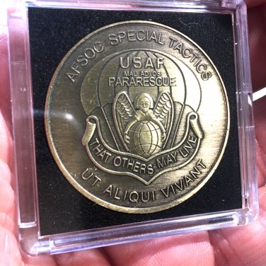 USAF Special Tactics Combat Control Command AFSOC Hulbert Field Challenge Coin