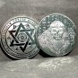 ANCIENT GODDESS Challenge Coin Silver Version IN STOCK! SHIPS IN 24HRS!