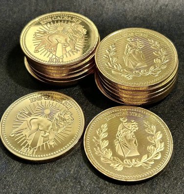 USA 10 PCS John Wick Gold Coin Continental Hotel. IN STOCK! SHIPS WITHIN 24 HRS!