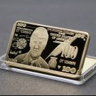 USA DONALD TRUMP $100 Gold Bar Challenge Coin IN STOCK-SHIPS WITHIN 24HRS!