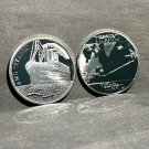 TITANIC COMMEMORATIVE Challenge Coin SILVER VERSION-IN STOCK SHIPS IN 24HRS-USA!