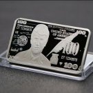 USA DONALD TRUMP $100 Silver Bar Challenge Coin IN STOCK-SHIPS WITHIN 24HRS!