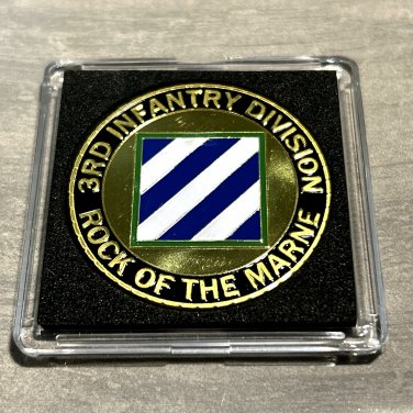 3RD Infantry Division US Army Challenge Coin "Rock of the Marne" IN STOCK!