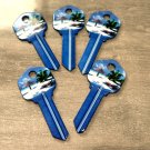 5X-BEACH HOUSE RENTAL KEYS Uncut NEW House Key Blank-HOME HOUSE KWIKSET KW-1