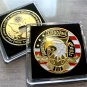 US Army 101st Airborne Screaming Eagle Challenge Coin w Case-IN STOCK! FAST SHIP