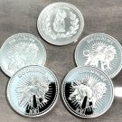 USA 5 PCS John Wick SILVER Coin Continental Hotel. IN STOCK! SHIPS WITHIN 24 HRS