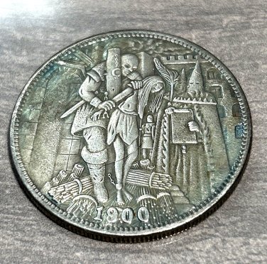 WITCH Novelty Good Luck Heads Tails Challenge Coin IN STOCK SHIPS IN 24HRS
