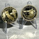 California State Seal 1849 49ER GOLD RUSH Challenge Coin WITH DISPLAY STAND!