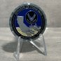 EDWARDS AIR FORCE BASE HOME OF THE SONIC BOOM 1.75" CHALLENGE COIN With STAND!