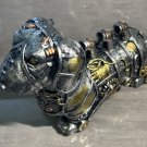 RESIN DOG DACHSHUND SCULPTURE-HOME DECOR-STEAMPUNK LARGE 5" SHIPS IN 24HRS USA!
