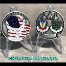 USAF LANGLEY AFB VIRGINIA Challenge Coin-Air Combat Command with STAND!
