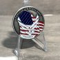 USAF LANGLEY AFB VIRGINIA Challenge Coin-Air Combat Command with STAND!