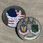 USAF LANGLEY AFB VIRGINIA Challenge Coin-Air Combat Command with STAND!