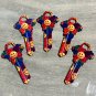 5X-HAPPY FACES EMOJI KEYS Uncut NEW House Key Blanks HOUSE SCHLAGE SC-1