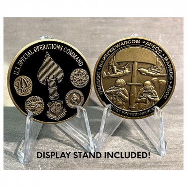 US SOCOM Special Operations Command USASOC NAVSOC AFSOC MARSOC Challenge Coin