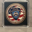 NYPD NY City Department Shield POLICE St. Michael Challenge Coin New USA FLAG!