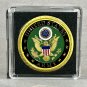 US ARMY LOGISTICS Challenge Coin with case-SHIPS WITIN 24 HRS!