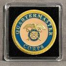 US ARMY QUARTERMASTER Challenge Coin with case-SHIPS WITIN 24 HRS!