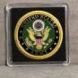 US ARMY QUARTERMASTER Challenge Coin with case-SHIPS WITIN 24 HRS!