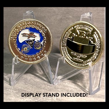 NAVAL BASE CORONADO (NBC) NORTH ISLAND CA CHALLENGE COIN w/Stand