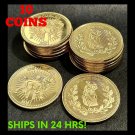 USA 10 PCS Gold Coin Continental Hotel. IN STOCK! SHIPS WITHIN 24 HRS!