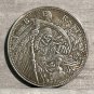 GRIM REAPER EVIL TIME IS UP Skull Novelty Good Luck Heads Tails Challenge Coin