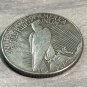 GRIM REAPER EVIL TIME IS UP Skull Novelty Good Luck Heads Tails Challenge Coin