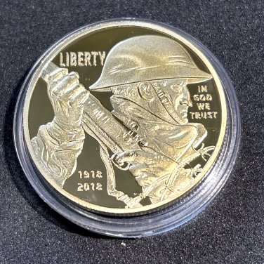 CHALLENGE COIN US ARMY WW1 100 YEAR CENTENNIAL MEMORIAL Great Gift!