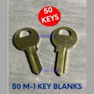 M1 Key Blanks Brass 50 PACK! M-1 Master Locks IN STOCK SHIPS WITHIN 24 HRS!