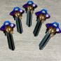 5X-WOLF MOONLIGHT KEYS Uncut NEW House Key Blanks HOUSE SCHLAGE SC-1