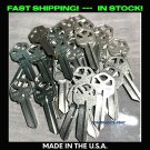 50 ILCO KWIKSET KW-1 House Key Blanks NICKEL PL Maintenance RE Agency-Apartments