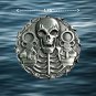 LARGE BIKER SKULL GOTHIC VEST PIN- BIG METAL 1.75" NEW!