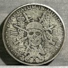 Pirate Skull Novelty Heads Tails Challenge Coin IN STOCK! SHIPS WITHIN 24 HRS!