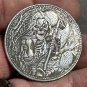 GRIM REAPER EVIL AX Skull  Novelty Good Luck Heads Tails Challenge Coin