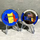 MIHAIL KOGALNICEANU AIR BASE ROMANIA 1.75" CHALLENGE COIN w stand!