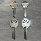 4 KWIKSET KW-1 & SCHLAGE SC-1 & KW-1 House Key Blanks NPLATE Maint Home Business