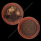 CHALLENGE COIN - TacSight / Duty, Honor, Courage, Sacrifice Collectible Token