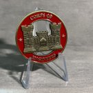 US ARMY Corps of Engineers High Grade "Clear The Way" Challenge Coin STAND 1.75”