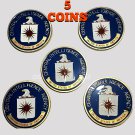 CIA Challenge Coin LOT OF 5 Central Intelligence Agency USA IN STOCK!